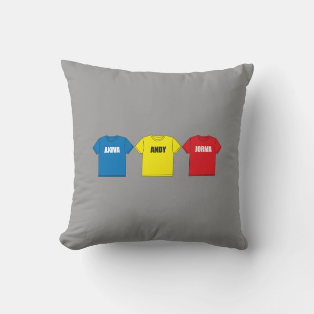 Awesometown Throw Pillow (Front)