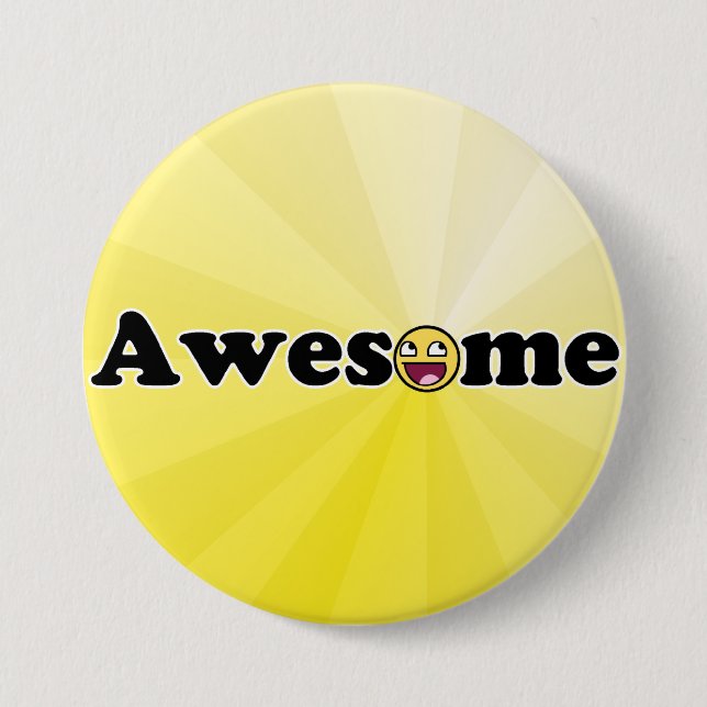 Awesomosity 3 Inch Round Button (Front)