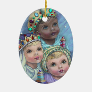 "AWESTRUCT CHERUBS"  ORNAMENT