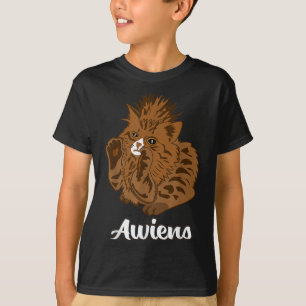 Awiens Cat Meme For Men Women Girls Kids T-Shirt
