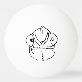 Awkward Chameleon Ping Pong Ball