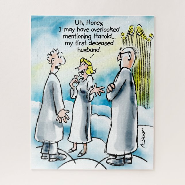 Awkward Moment in Heaven - Jigsaw Puzzle (Vertical)