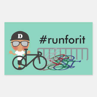 Awkward Urban Accidental Knock Down Bike Rack Sticker