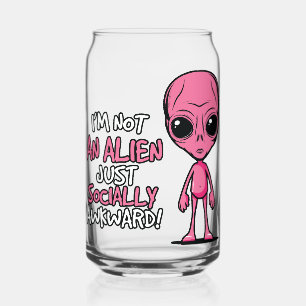 Awkward Visitor Can Glass