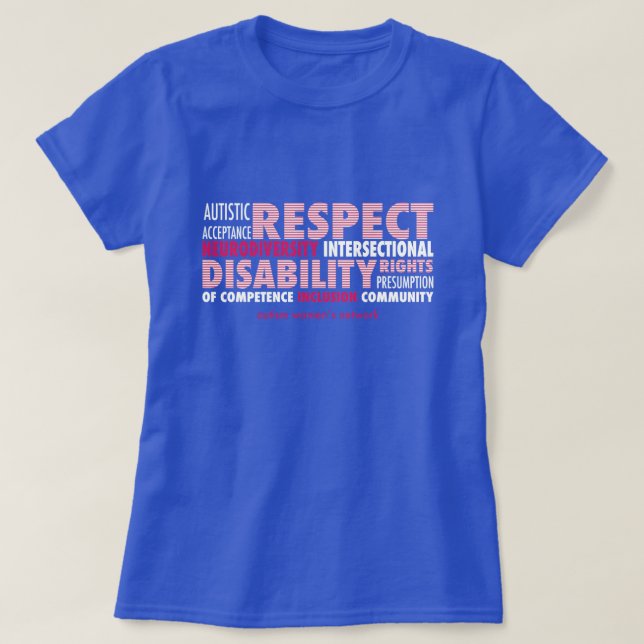 AWN Patriotic Word Cloud T-Shirt (Design Front)