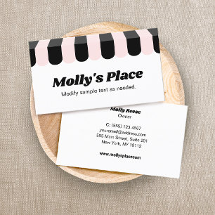 Awning business card