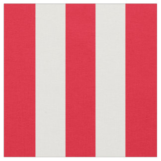 Awning Stripes Red Fabric