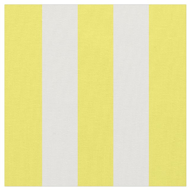Awning Stripes Yellow Fabric (Close Up)