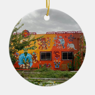 aWorld2Celebrate: Decoto Calpulli Garden Ceramic Ornament