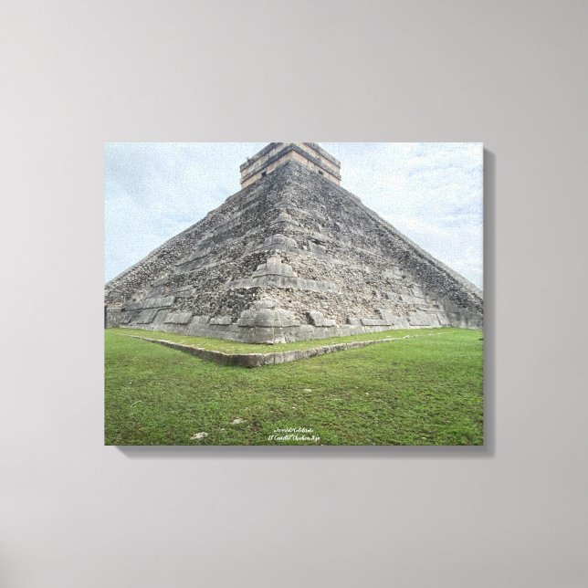aWorld2Celebrate: El Castillo, Chichén Itzá Canvas Print (Front)