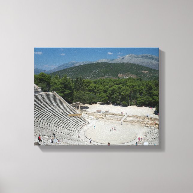 aWorld2Celebrate: Epidavros Canvas Print (Front)