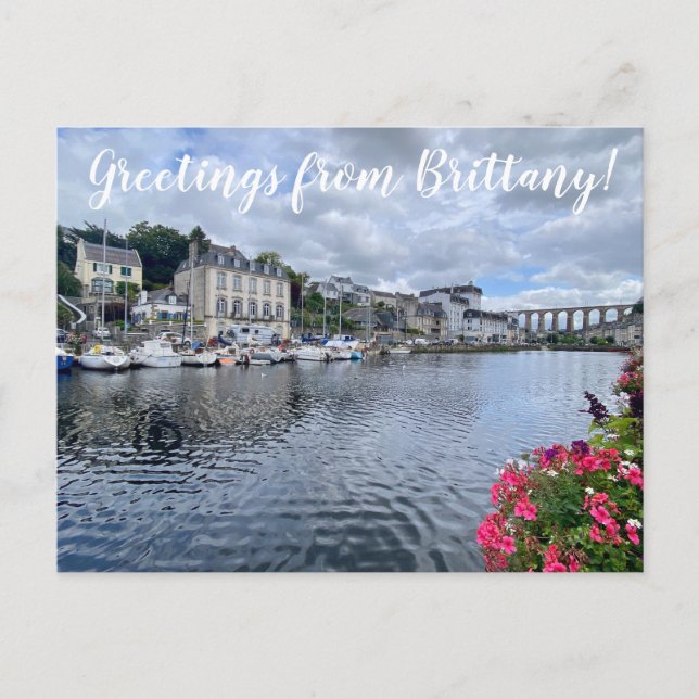 aWorld2Celebrate: Greetings from Brittany! Postcard (Front)
