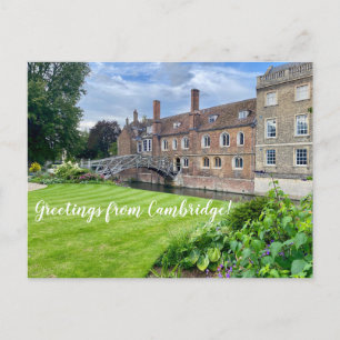 aWorld2Celebrate: Greetings from Cambridge! Postcard