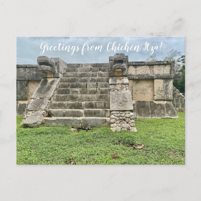 aWorld2Celebrate: Greetings from Chichén Itzá! Pos Postcard (Front)