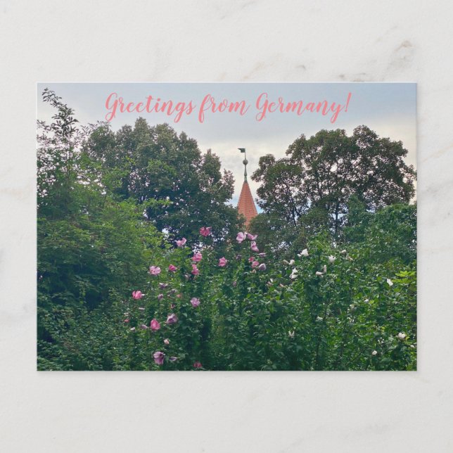 aWorld2Celebrate: Greetings from Germany! Postcard (Front)