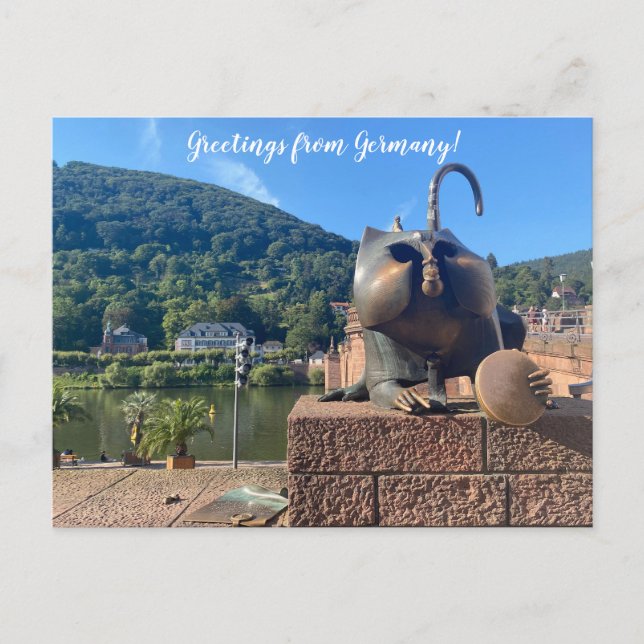 aWorld2Celebrate: Greetings from Germany! Postcard (Front)