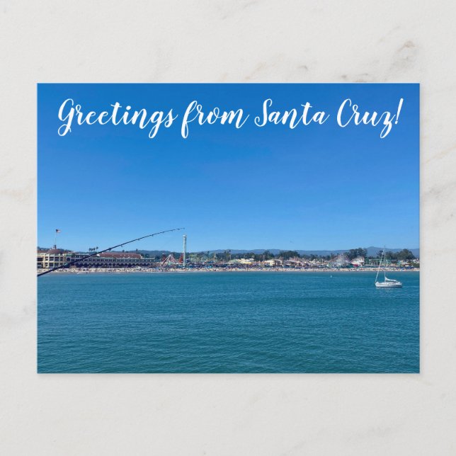 aWorld2Celebrate: Greetings from Santa Cruz! Postcard (Front)