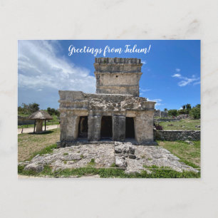aWorld2Celebrate: Greetings from Tulum!  Postcard
