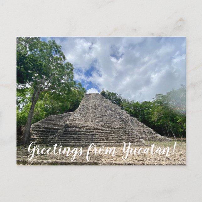 aWorld2Celebrate: Greetings from Yucatán! Postcard (Front)