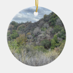 aWorld2Celebrate: Halloween Ghost Trees Ceramic Ornament