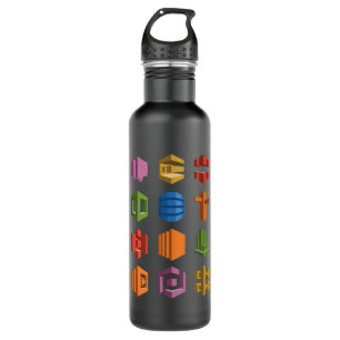AWS Microservices Tech Stack Hackerthon Startup 710 Ml Water Bottle