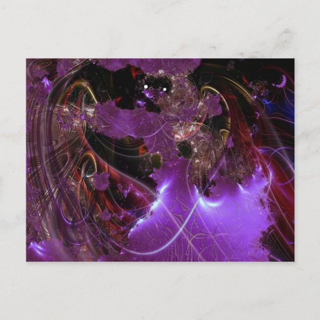Awsome! Fractal postcard. Postcard (Front)