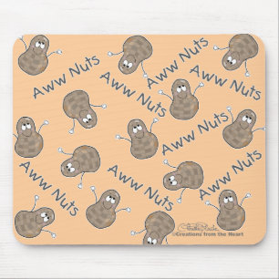 Aww Nuts Collage Mouse Pad