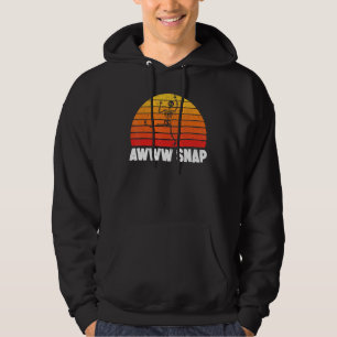 Awww Snap Skeleton Broken Leg Injury Recovery Reha Hoodie
