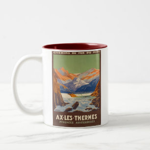 AX LES THERMES Two-Tone COFFEE MUG