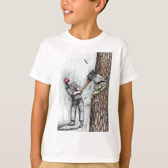 Ax Man no chainsaw T-Shirt (Front)
