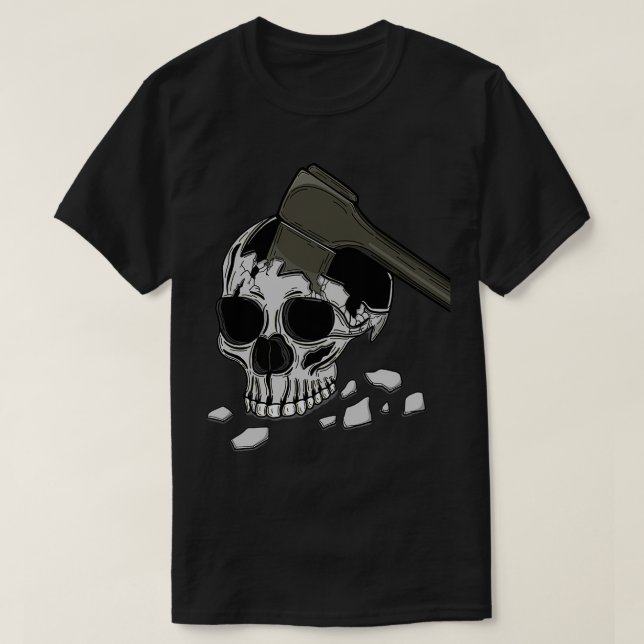 Ax skull ver 2 T-Shirt (Design Front)