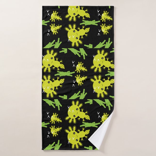 Axaotl Salamander Kids Gift Bath Towel (Bath Towel)