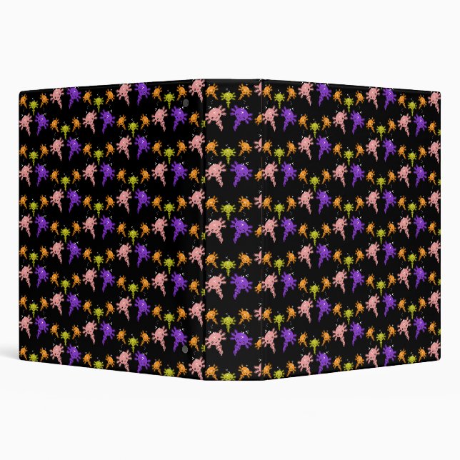 Axaotl Salamander Kids Gift Binder (Background)