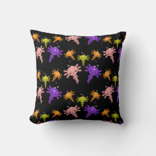 Axaotl Salamander Kids Gift Throw Pillow