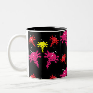Axaotl Salamander Kids Gift Two-Tone Coffee Mug