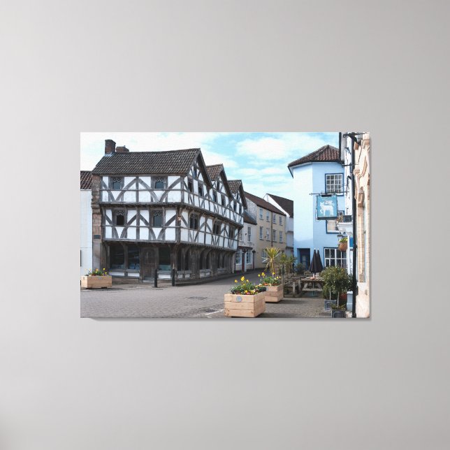 Axbridge Square Canvas Print (Front)