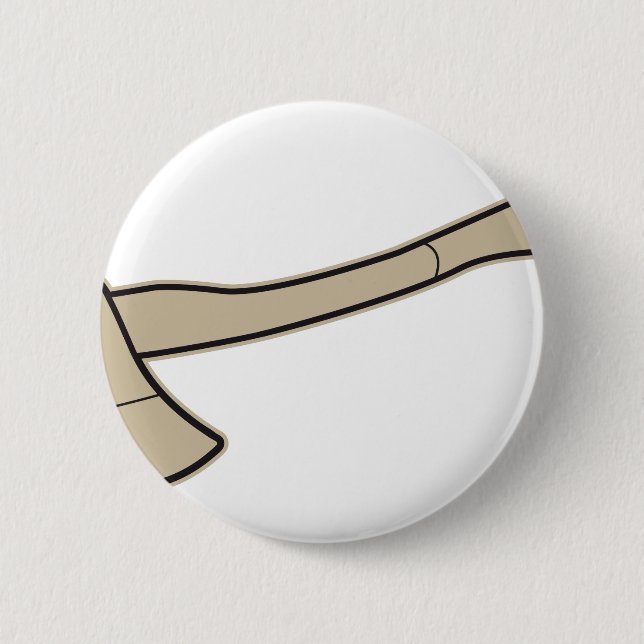 axe 2 inch round button (Front)