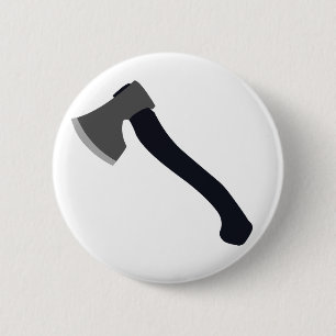 Axe 2 inch round button