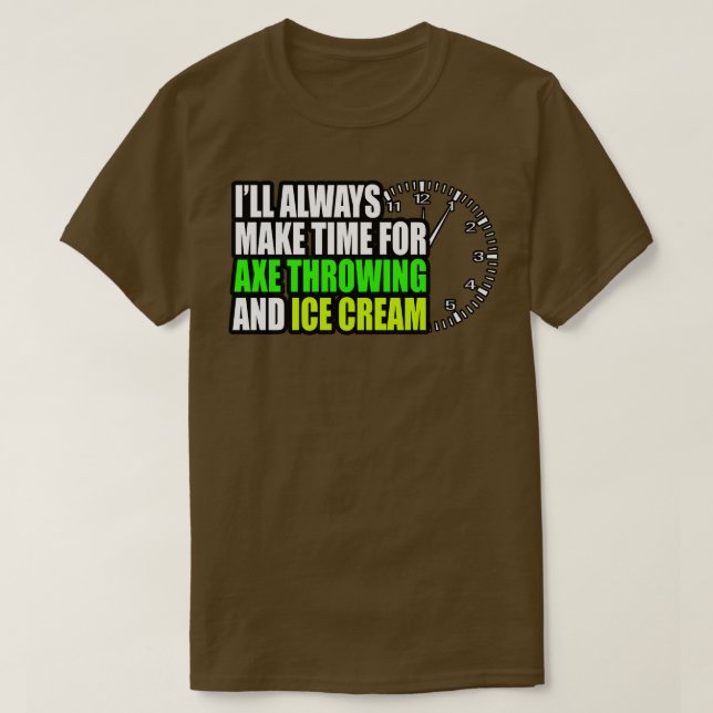Axe Throwing 2 T-Shirt (Design Front)