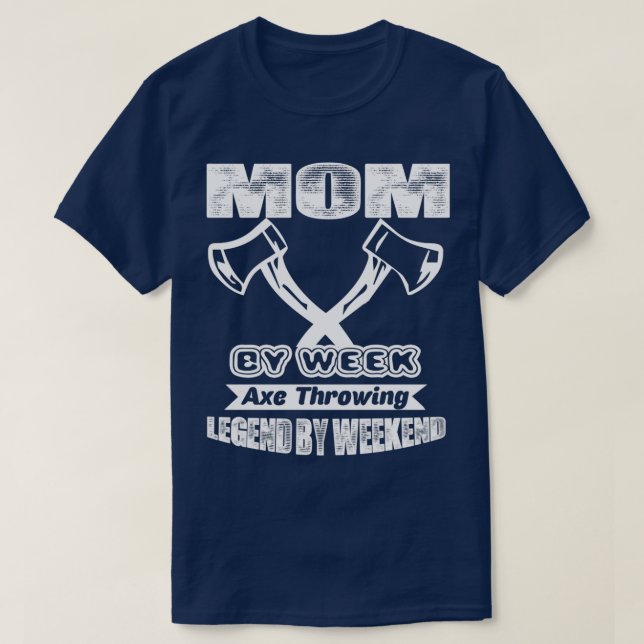 Axe Throwing Axe Throwing Mom Classic TShirt (Design Front)