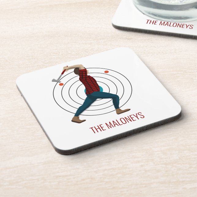 Axe Throwing Coaster (Left Side)