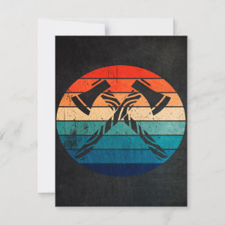 Axe Throwing Hatchet Invitation