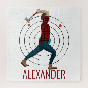 Axe Throwing Jigsaw Puzzle