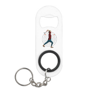 Axe Throwing Keychain Bottle Opener