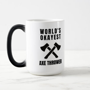 Axe throwing legend (2) magic mug