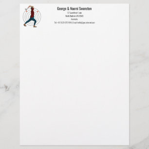 Axe Throwing Letterhead