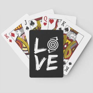 Axe Throwing Love Axes Tomahawk Bullseye Hatchet Playing Cards