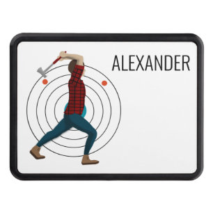 Axe Throwing Trailer Hitch Cover