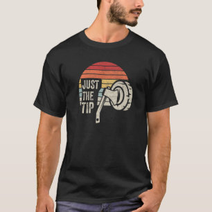 Axe Throwing Vintage Retro Just The Tip T-Shirt