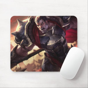 Axe Wielder Gaming Mousepad Legendary Warrior